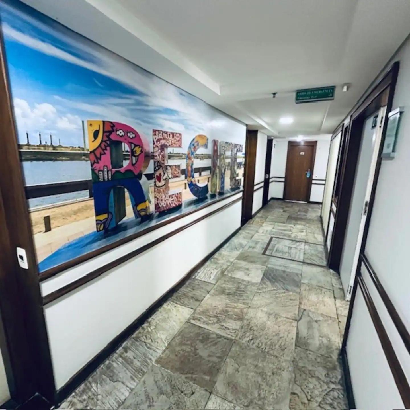 Flat 10 Andar Hotel Costa Mar Acesso Direto Praia Jaboatao dos Guararapes Dış mekan fotoğraf